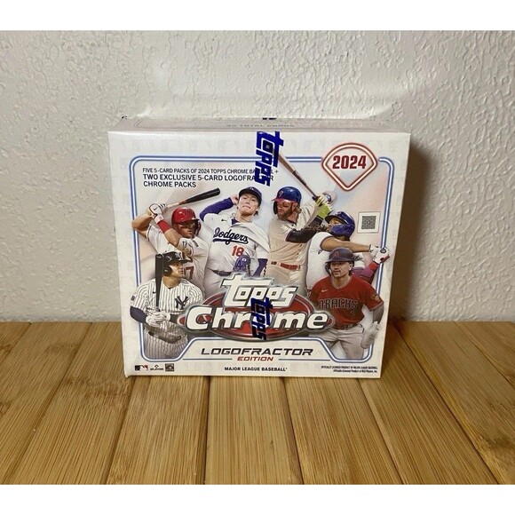 2024 TOPPS CHROME LOGOFRACTOR BASEBALL BOX NEW & SEALED NWT - Picture 1 of 5
